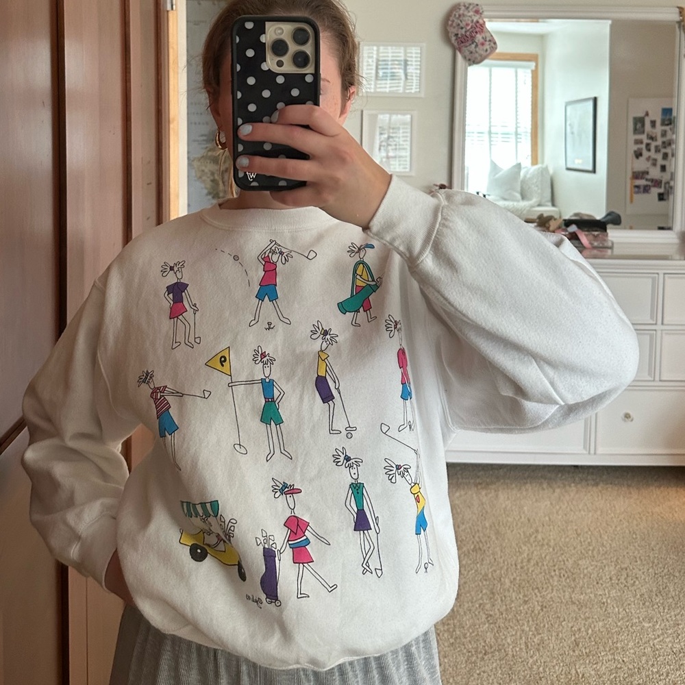Thrifted Mini Golfers Sweatshirt (S)